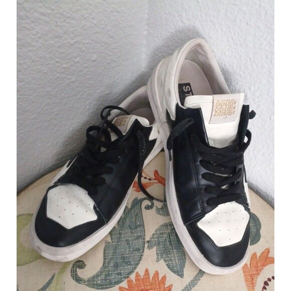 Golden Goose Stardan Made In Italy Black White Size 43 EU and 9 US Retail $615 - Picture 11 of 16